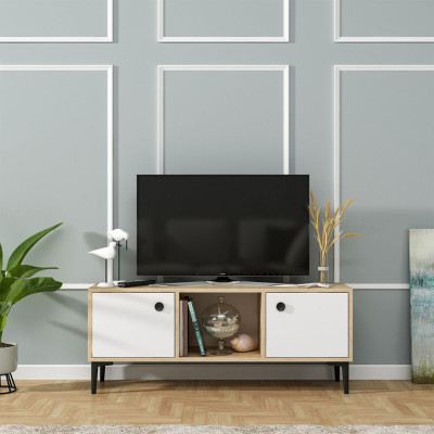 Mẫu kệ tivi phòng khách mang phong cách hiện đại SMLIFE Tropiflora