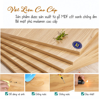 Kệ Sách Để Bàn Tiện Ích - Vân gỗ