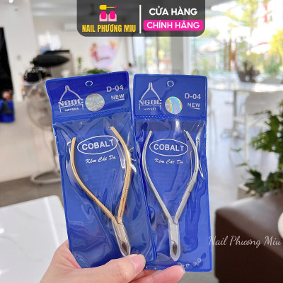 Kìm Ngọc Nhặt Da Bạc D04, Siêu Bén, Inox 304 Không Gỉ, Đầu Bán Nguyệt, Dễ Vô Khoé Nhặt Da, Làm Nail Bền Và Dễ Vệ Sinh Chà Gót Chân