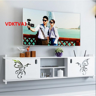 Kệ ti vi treo tường trang trí VDTV01 - Nội thất lắp ráp