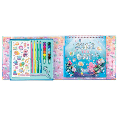 Combo Tô Màu Và Sketchbook - Aquatic Artist Deluxe 3C4G 12091