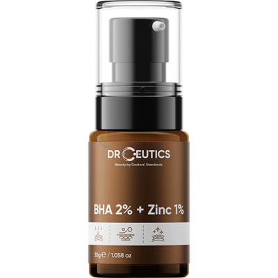 Tinh chất giảm mụn DrCeutics BHA 2% + Zinc 1% (30g) - Hàng chính hãng