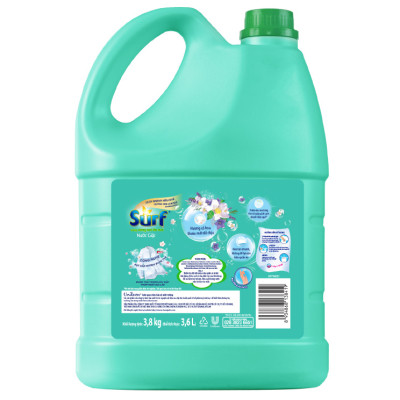 Nước giặt Suft Thiên Nhiên 7in1 Hương Thuần Khiết Chai 3.6KG