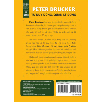 Peter Drucker - Tư Duy Đúng, Quản Lý Đúng