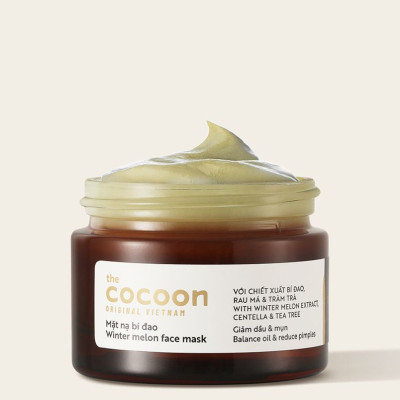 Mặt nạ bí đao the Cocoon 30ml dùng cho da dầu mụn thuần chay