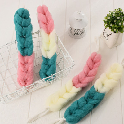 Bông tắm dài hỗ trợ chà lưng- màu ngẫu nhiên