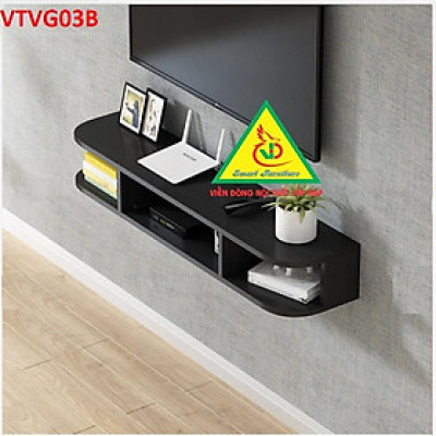 Kệ Ti Vi Treo Tường Trang Trí VTVG03B