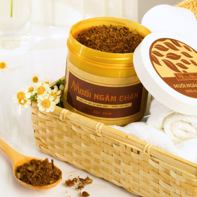 Bộ chăm sóc cảm ơn mẹ Wonmom ( 1 Hộp muối ngâm chân + 1 Hộp thảo mộc xông tắm sau sinh )