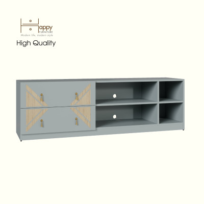 [Happy Home Furniture] CHARIS, Kệ TV 2 ngăn kéo, 160cm x 40cm x 50cm ( DxRxC), KTV_030