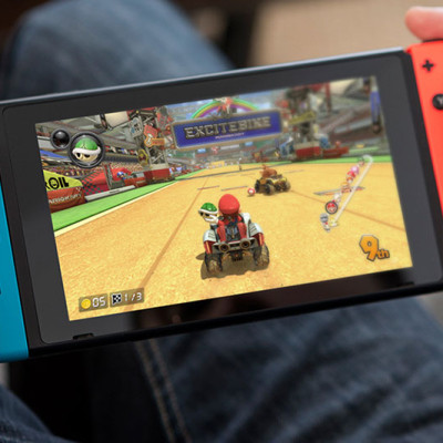 Máy Chơi Game Nintendo Switch Với Neon Blue Và Red Joy‑Con (Xanh Đỏ) - Hàng Nhập Khẩu