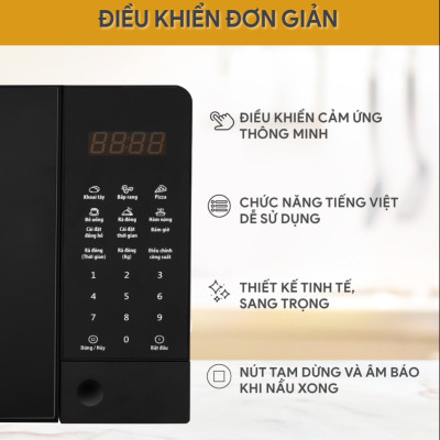 Lò Vi Sóng Điện Tử Bluestone MOB-7815 (20 Lít) - Hàng chính hãng