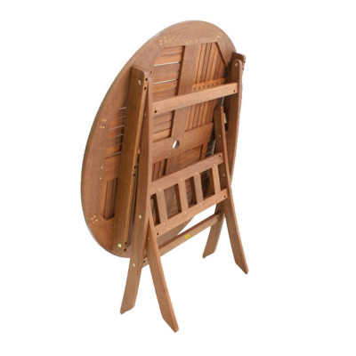 Bộ Bàn Punai 4 Ghế Xếp Sumur IBIE NS4002B (100 x 100 x 72 cm) - Nâu