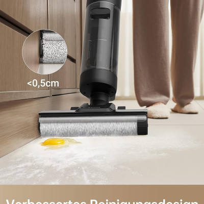 Máy Hút Bụi Lau Sàn Dreame M12 Tự Động Vệ Sinh Lực Hút 14.000 Pa Thời Gian Làm Việc 40 Phút, Diện Tích Hoạt Động 150m2 Công Suất 300 W - Hàng Chính Hãng