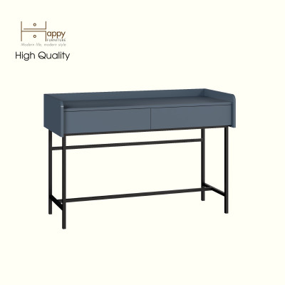 [Happy Home Furniture] LAVIA, Bàn trang điểm 2 ngăn kéo - chân sắt, 120cm x 45cm x 80cm ( DxRxC), BAN_086