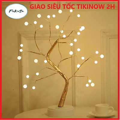 Đèn LED Trang Trí Để Bàn Kiêm Đèn Ngủ Hình Nhánh Cây Giúp Căn Phòng/ Ngôi Nhà Bạn Trở Nên Lung Linh - Hàng Chính Hãng 