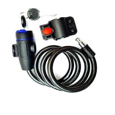 Khóa Chìa Dây Chống Trộm Cho Xe Đạp , Xe Máy - Loại Tốt - Hàng chính hãng