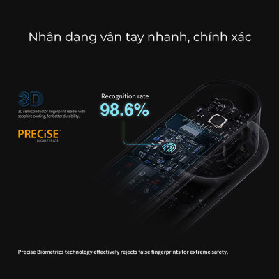 Bộ khóa thông minh Aqara U100 Smart Lock Kit Matter (Có sẵn Aqara Hub E1) Mở khóa bằng ứng dụng, vân tay, thẻ từ - Hàng Chính Hãng