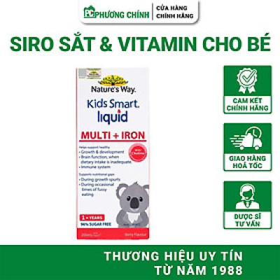 Siro Bổ Sung Sắt & Vitamin Cho Bé Nature