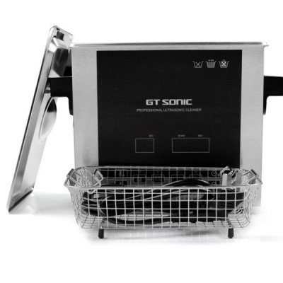 Bể rửa siêu âm GTsonic D3-3 lít, công nghệ sóng siêu âm hiện đại, làm sạch nhanh vết bẩn và cặn bám, tích hợp chức năng đuổi khí và gia nhiệt, phù hợp vệ sinh trang sức, mắt kính, đồng hồ, linh kiện điện tử – Hàng chính hãng