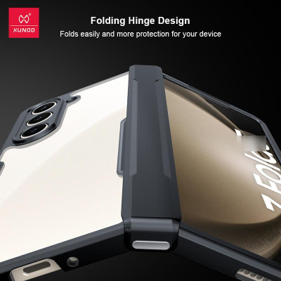 Ốp lưng cho Samsung Samsung Galaxy Z Fold 7 , Z Fold 5 , Z Fold 4 , Z Fold 6 (Fold6) XUNDD Beatle chống sốc, lưng trong, viền màu - Hàng chính hãng
