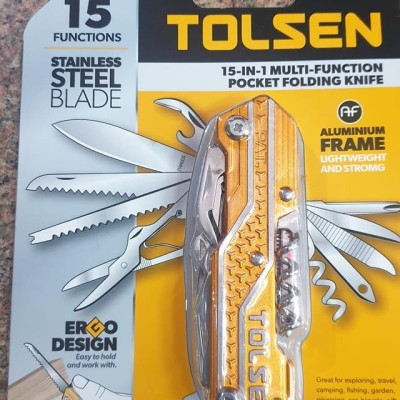 BỘ DAO XẾP ĐA NĂNG 15 IN 1 TOLSEN 30048 - HÀNG CHÍNH HÃNG