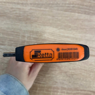 Tay vặn T lục giác đầu bi 4mm Retta RXB1040 Thổ Nhĩ Kỳ