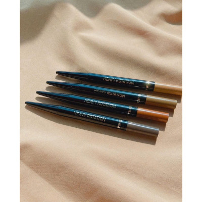 Bút Chì Sáp Kẻ Lông Mày Lõi Sáp Chống Trôi Màu Sắc Tự Nhiên Màu Xám Be #12 Kissme Heavy Rotation Eyebrow Pencil (0.09 G)