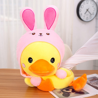 Gấu bông vịt baby cosplay thỏ hồng, ếch, gấu nâu siêu mềm dễ thương (25cm) vải miniso 4 chiều cao cấp êm ái an toàn cho trẻ