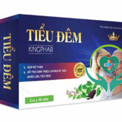 Tiểu Đêm Kingphar Hộp 30 Viên -Giúp bổ thận, cố tính, ấm bàng quang, tiểu khó, tiểu buốt, tiểu không tự chủ.