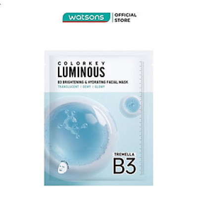 Mặt Nạ Cấp Ẩm Và Sáng Da B3 Colorkey Luminous B3 Brightening & Hydrating Facial Mask 30ml