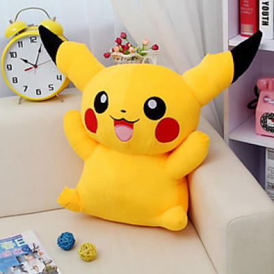 Gấu bông Pikachu dạng vuông cute, dễ thương cho bé (20cm--->40cm) hàng việt nam cao cấp, an toàn cho trẻ nhỏ