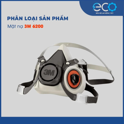 Bộ mặt nạ chống hóa chất 3M 6100/6200 + Phin lọc 3M 6003 - Mặt nạ bảo vệ hô hấp