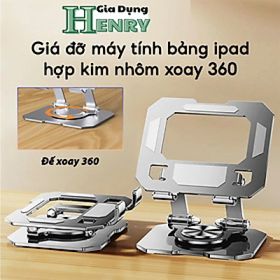 Giá Đỡ Máy Tính Bảng, Điện Thoại L08 Xoay 360 Độ kim loại siêu chắc