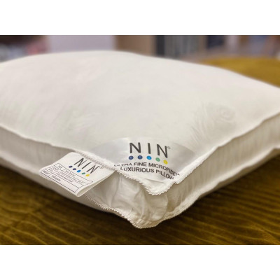 Ruột gối nằm kháng khuẩn NIN House 50x70cm Microfiber siêu mềm mại, hỗ trợ tối đa cho người bị đau vai, gáy cổ