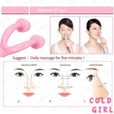Dụng Cụ Lăn Nâng Mũi Mát Xa Vùng Mũi Bằng Nhựa Tiện Dụng, Cây Nâng Mũi Dọc Dừa Tự Nhiên (Có Hàng Sẵn)