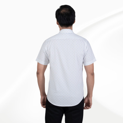 Áo sơ mi nam ngắn tay có túi có họa tiết hoa văn GENTITI by Thái Tuấn - 1C814HAKT521