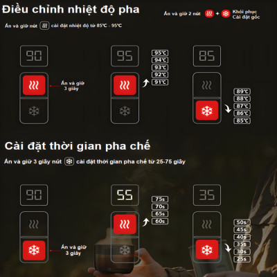 Máy pha cà phê dùng pin cầm tay Espresso 3 trong 1 HiBREW Thương hiệu Mỹ H4C - Pha nóng lạnh - HÀNG NHẬP KHẨU (BẢO HÀNH 12 THÁNG)