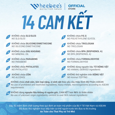 Gel Tắm Gội Lá Khế Bồ Hòn Heebee