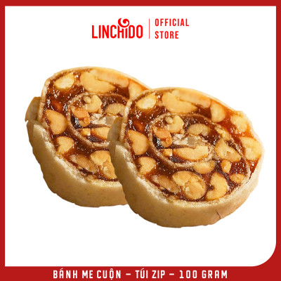 Bánh Me Cuộn - Đặc Sản Đồng Tháp - Túi Zip 100 Gram