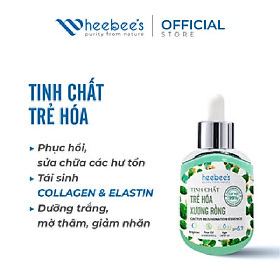 Tinh Chất Trẻ Hoá Xương Rồng Làm Trắng Da, Mịn Màng Và Căng Bóng