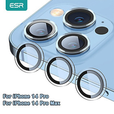 Miếng Dán Kính Cường Lực Camera ESR Tempered-Glass Camera Lens cho iPhone 14/ 14 Plus/ 14 Pro / 14 Pro Max - Hàng Chính Hãng