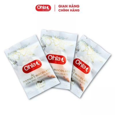 Ohla hộp xoài nhúng Socola hạnh nhân (lát nhỏ)