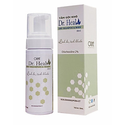 TẮM GỘI KHÔ Dr. Heal SHAMPOO & BODY  DÀNH CHO NGƯỜI BỆNH