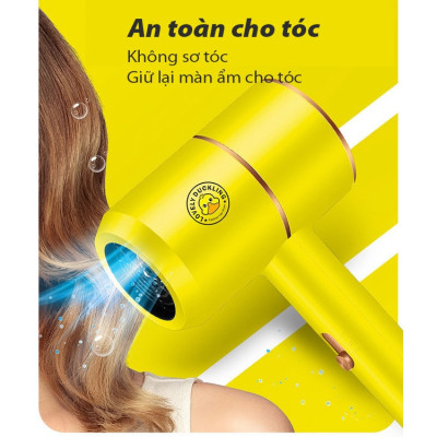 Dụng Cụ Làm Đẹp - Máy Sấy Tóc Tạo Kiểu 2 Chiều Hình Vịt Vàng Dễ Thương 3 Chế Độ Sấy Nhỏ Gọn Tiện Lợi Khi Đi Du Lịch