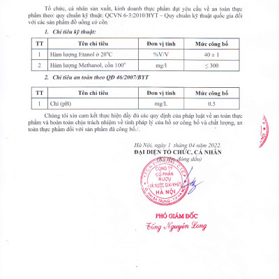 Rượu Nếp Mới HALICO nồng độ 40% HALICO chai 700ml không kèm hộp