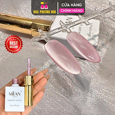 Sơn Mắt Mèo Ánh Trăng Số 05 Màu Hồng Nhạt Milan Vendeeni Lẻ Siêu Hot Chai 15ml, Sơn Gel Đậm Đặc, Nhũ Mắt Mèo Siêu Mịn Đẹp Làm Nail Siêu Sáng Nữ Women