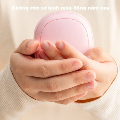 Máy Sưởi Tay Mini Cầm Tay Làm Ấm Nhanh 8s Sạc USB 2 Mức Độ Nhiệt Tùy Chỉnh Chế Độ Kèm Dây Treo Tiện Dụng Văn Phòng Du Lịch Phượt Dã Ngoại – Hàng Nhập Khẩu