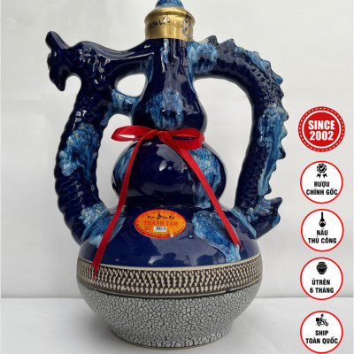 Đặc Sản Bình Định - Rượu Bàu Đá Thành Tâm Màu Xanh Bút Bi 2.5LIT - OCOP 3 Sao