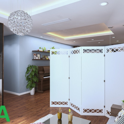 Vách Ngăn Bình Phong Kín IG465 (Giá cho 1 tấm ngang 50cm)(KO BÁN 1 TẤM)