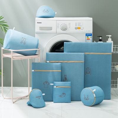 [VIDEO]-Bộ 6 túi lưới giặt đồ polyester 3 lớp cao cấp bảo vệ quần áo 6 size khác nhau